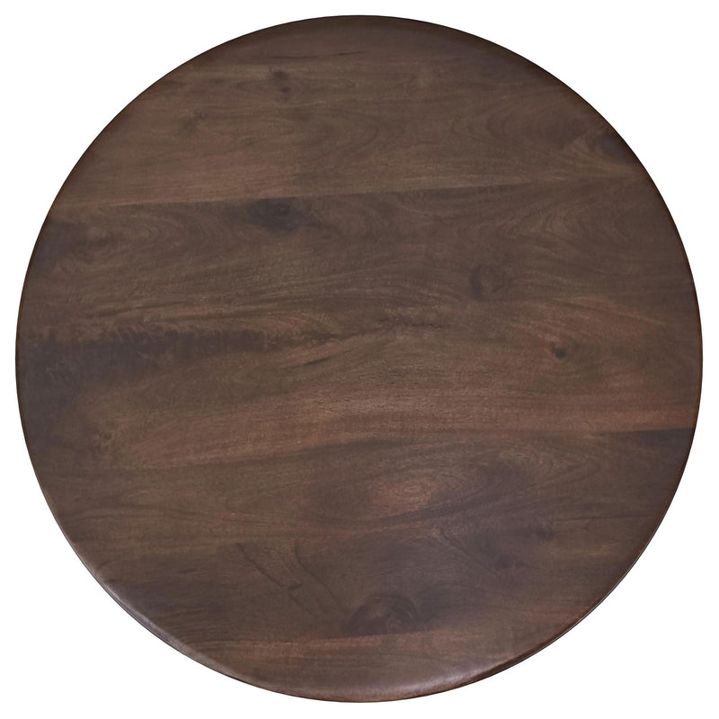 Dale Round Solid Mango Wood Coffee Table Brown - 721998