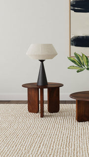 Dale Round Solid Mango Wood Side End Table Brown - 721997
