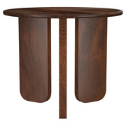Dale Round Solid Mango Wood Side End Table Brown - 721997