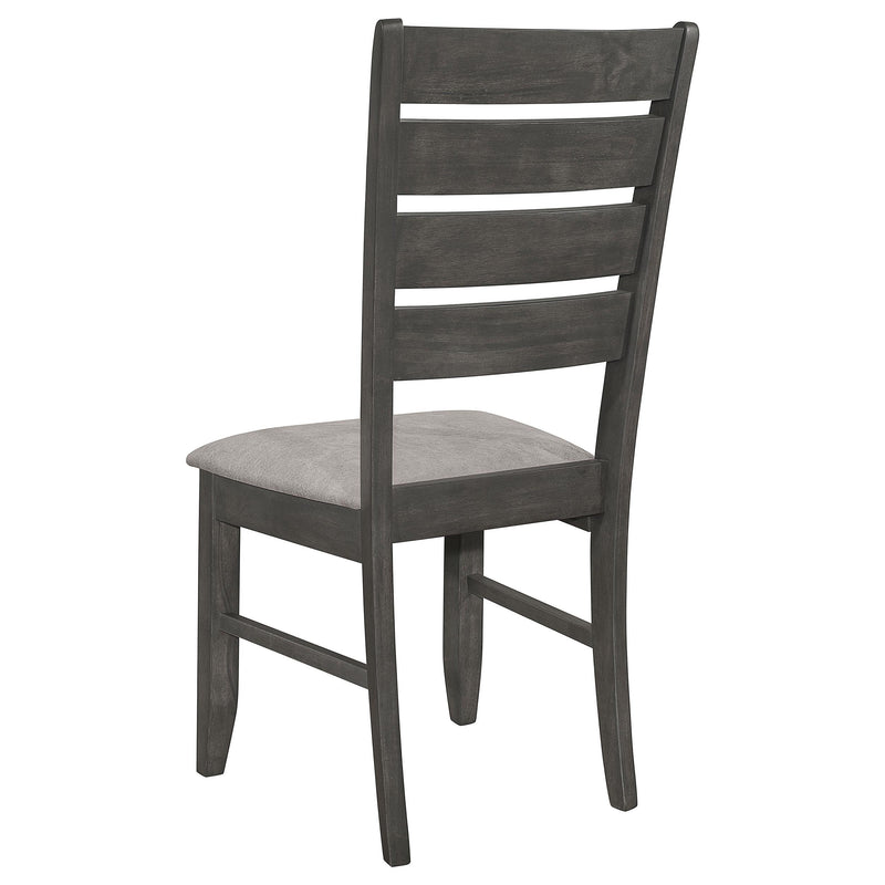 Dalila 5-piece Rectangular Dining Table Set Dark Grey - 102721GRY-S5
