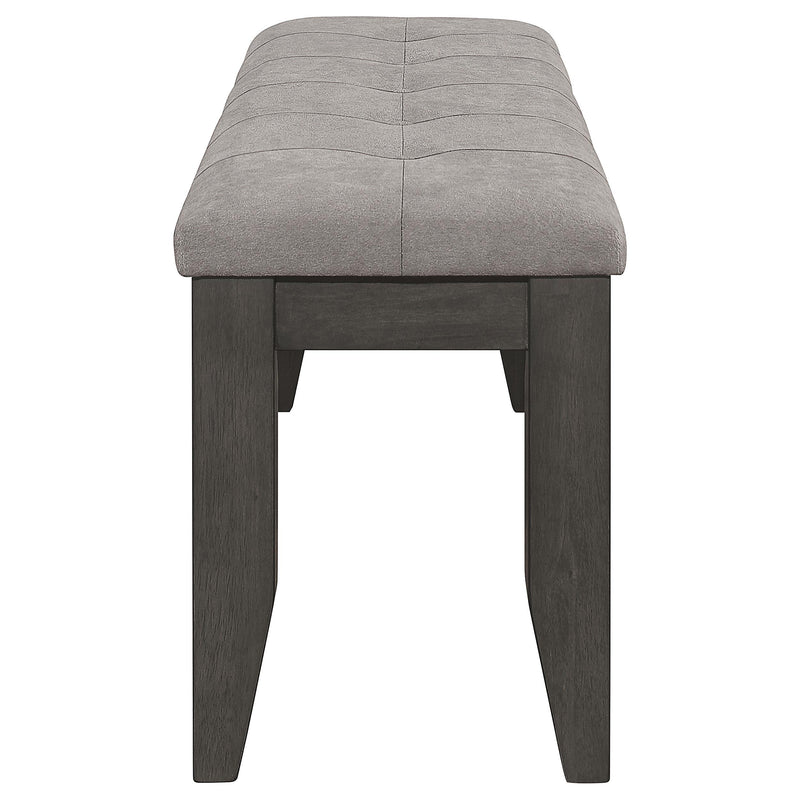 Dalila 6-piece Rectangular Dining Table Set Dark Grey - 102721GRY-S6