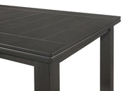 Dalila 6-piece Rectangular Dining Table Set Dark Grey - 102721GRY-S6