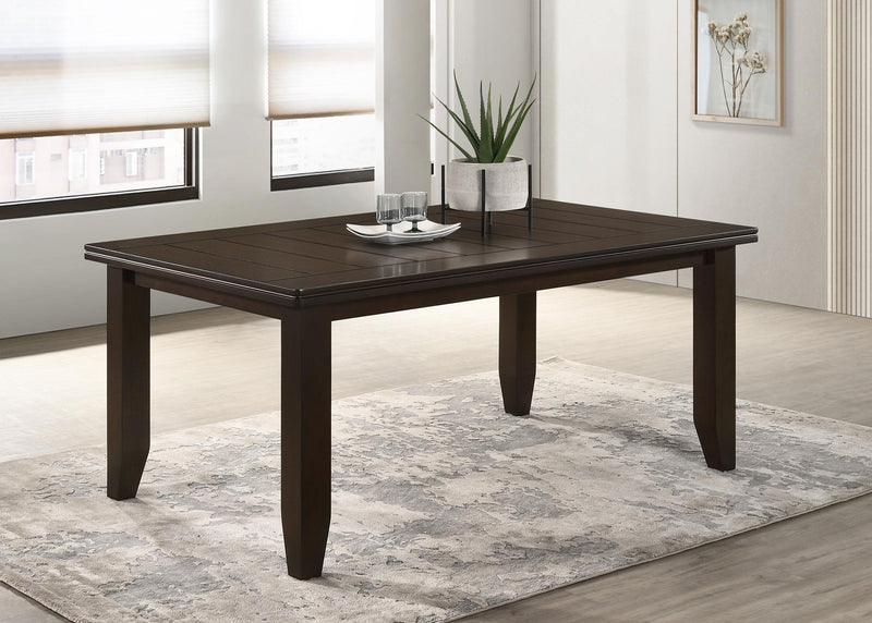 Dalila Rectangular 66-inch Wood Dining Table Cappuccino - 102721