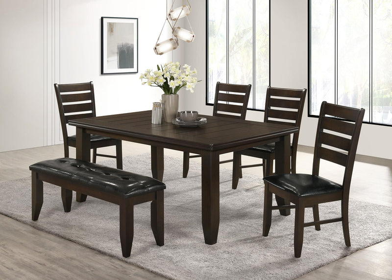 Dalila Rectangular 66-inch Wood Dining Table Cappuccino - 102721