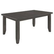 Dalila Rectangular 66-inch Wood Dining Table Dark Grey - 102721GRY