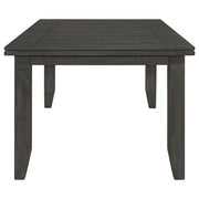 Dalila Rectangular 66-inch Wood Dining Table Dark Grey - 102721GRY