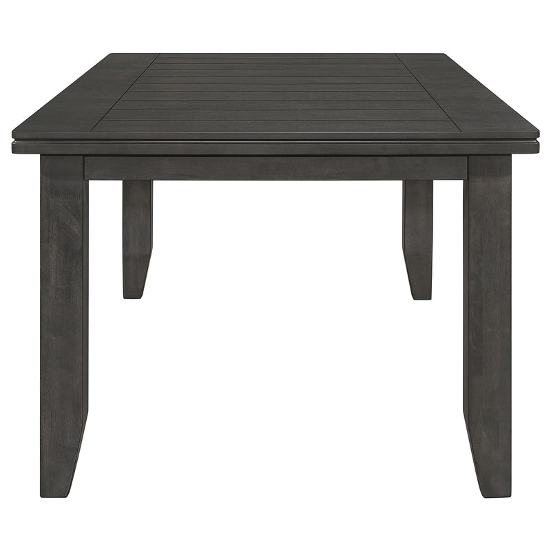 Dalila Rectangular 66-inch Wood Dining Table Dark Grey - 102721GRY