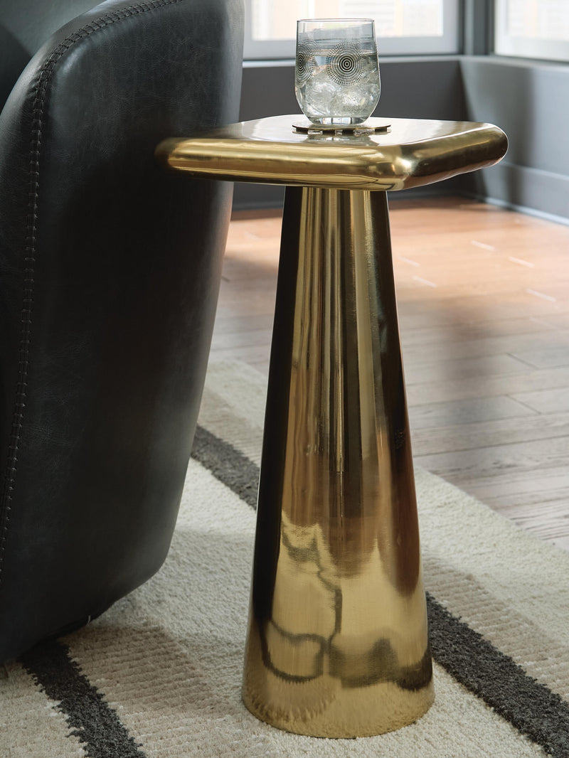Dallenburg Gold Finish Accent Table - A4000717