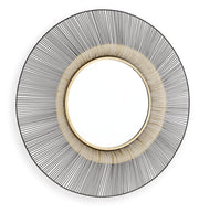 Dallmen Black/Gold Finish Accent Mirror - A8010407
