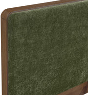 Dalton Fabric Upholstered King Bed in Green - DaltonGreen-K