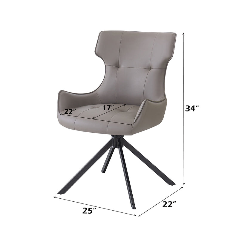 Damita Side Chair w/Swivel (Set-2) - DN03736