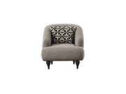 Damla 3-pieces (Sofa & Loveseat & Chair) Livingroom Set Cream in Cream - 101-DAM-GIR08-321