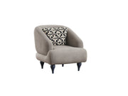 Damla 3-pieces (Sofa & Loveseat & Chair) Livingroom Set Cream in Cream - 101-DAM-GIR08-321