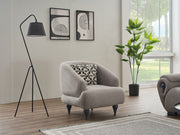 Damla 3-pieces (Sofa & Loveseat & Chair) Livingroom Set Cream in Cream - 101-DAM-GIR08-321