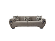 Damla 3-pieces (Sofa & Loveseat & Chair) Livingroom Set Cream in Cream - 101-DAM-GIR08-321