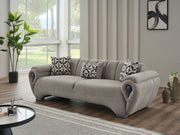 Damla 4-pieces (2 Sofa & 2 Chair) Livingroom Set Cream in Cream - 101-DAM-GIR08-3311