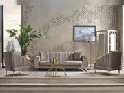 Damla Ser Convertible Sofa in Beige - 200-SER-DAM-VELVET260-3