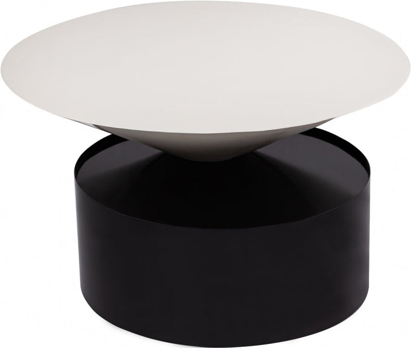 Damon Iron Coffee Table in White - 266-C