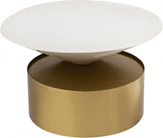 Damon Iron Coffee Table in White - 268-C