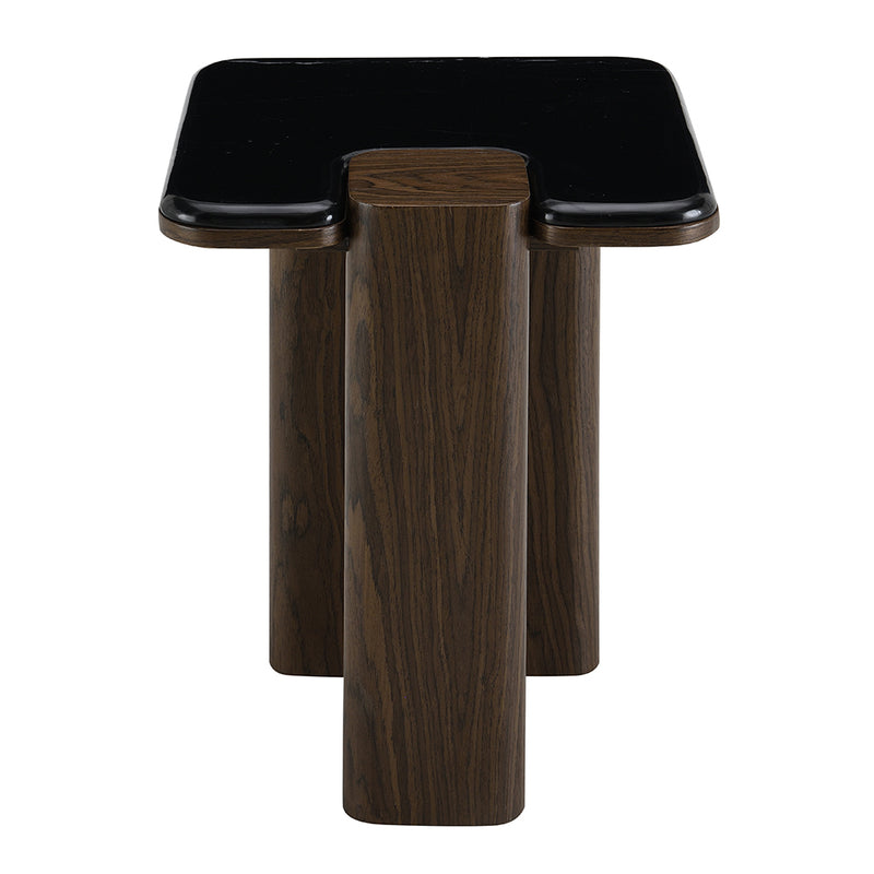 Dana End Table w/Natural Marble - LV04596