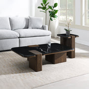 Dana End Table w/Natural Marble - LV04596