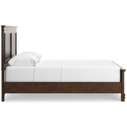 Danabrin Brown Queen Panel Bed - Gate FurnitureQueen Bed