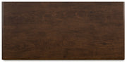 Danabrin King Panel Bed with Mirrored Dresser and Chest in Brown - PKG015185