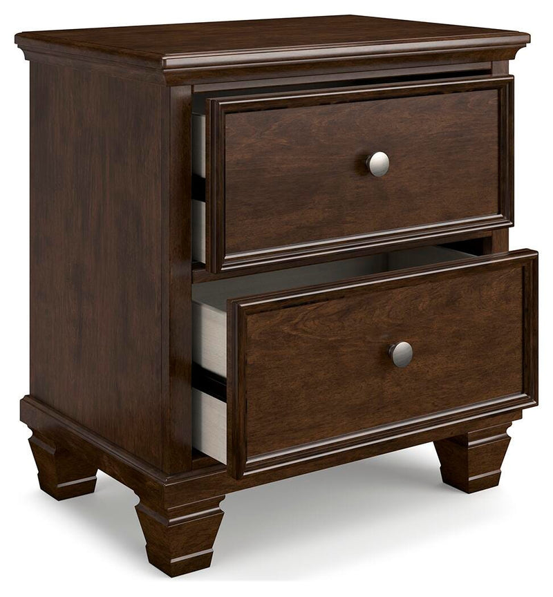 Danabrin King Panel Storage Bed, Dresser and Nightstand in Brown - PKG023945