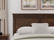 Danabrin Queen Panel Storage Bed and Dresser in Brown - PKG023937