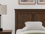 Danabrin Twin Panel Storage Bed, Dresser and Nightstand in Brown - PKG023930