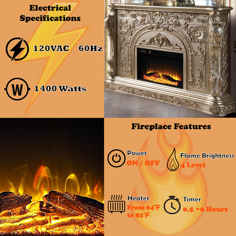 Danae Fireplace - AC01618