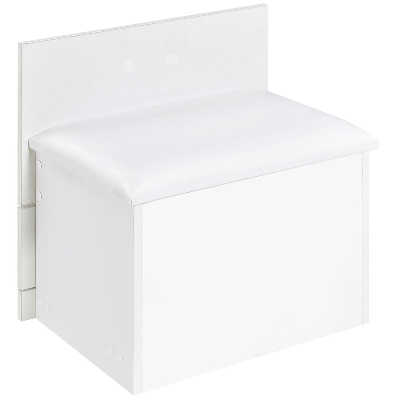 Danbury 3-drawer Makeup Vanity & Stool Set White High Gloss - 930208