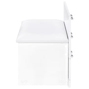 Danbury 3-drawer Makeup Vanity & Stool Set White High Gloss - 930208