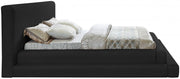 Dane Teddy Fabric Queen Bed (3 Boxes) Black - Gate FurnitureQueen Bed