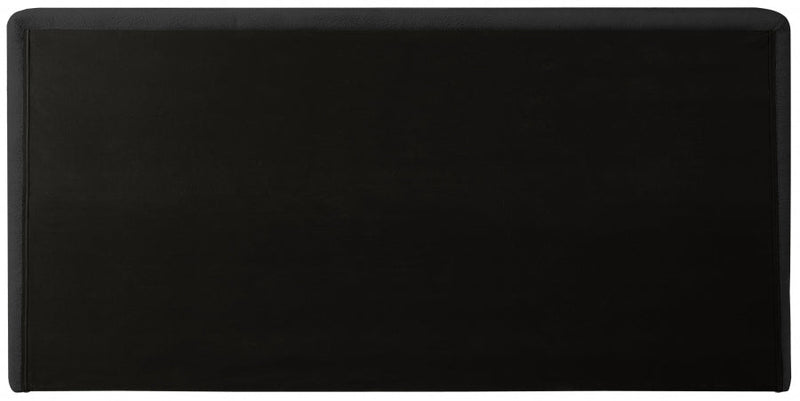 Dane Teddy Fabric Queen Bed (3 Boxes) Black - Gate FurnitureQueen Bed