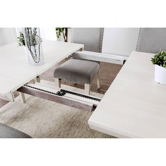 Daniella Antique White/Gray Dining Table - CM3630T
