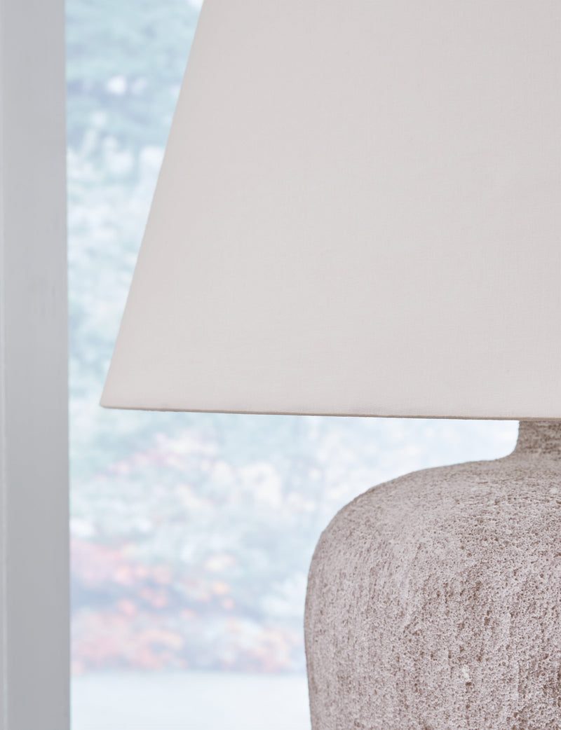Danry Distressed Cream Table Lamp - L207454