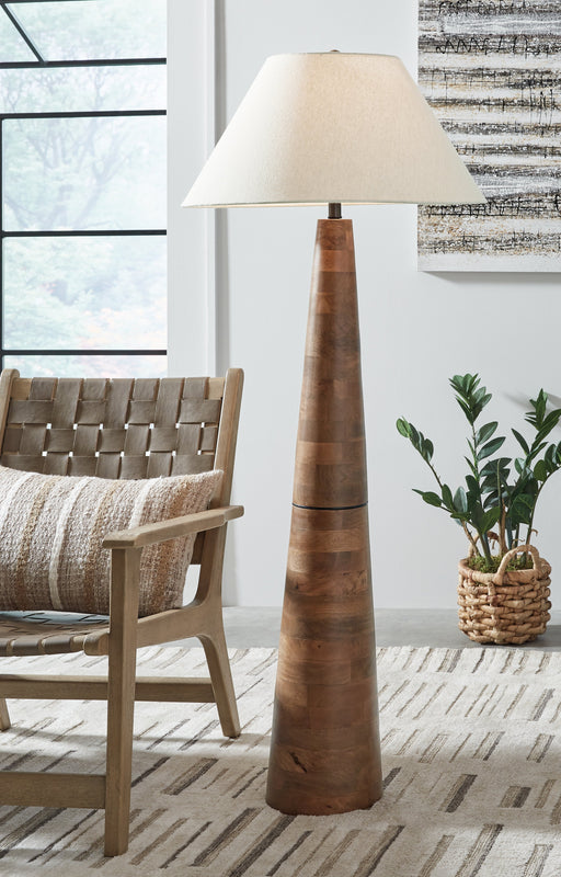 Danset Brown Floor Lamp - L329101