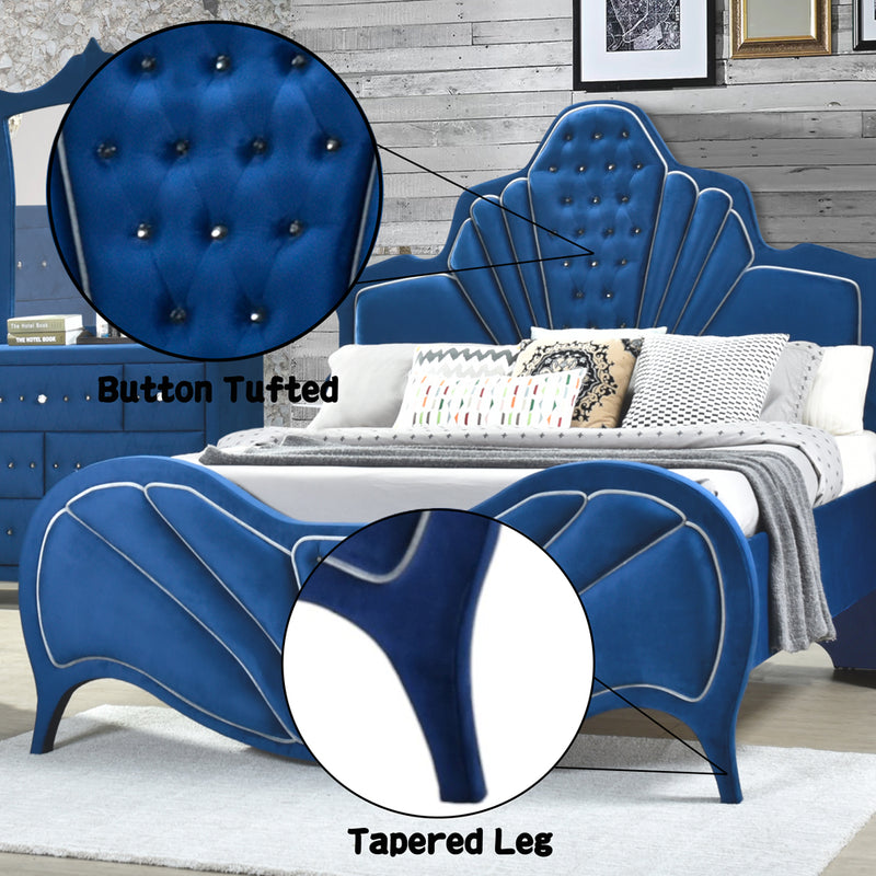 Dante Queen Bed - 24220Q