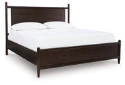 Dantenton Merlot California King Panel Bed - B611B7