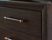 Dantenton Merlot Dresser and Mirror - B611B1