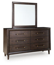 Dantenton Queen Panel Bed, Dresser and Mirror - B611B3