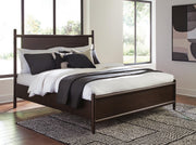 Dantenton Queen Panel Bed, Dresser and Mirror - B611B3
