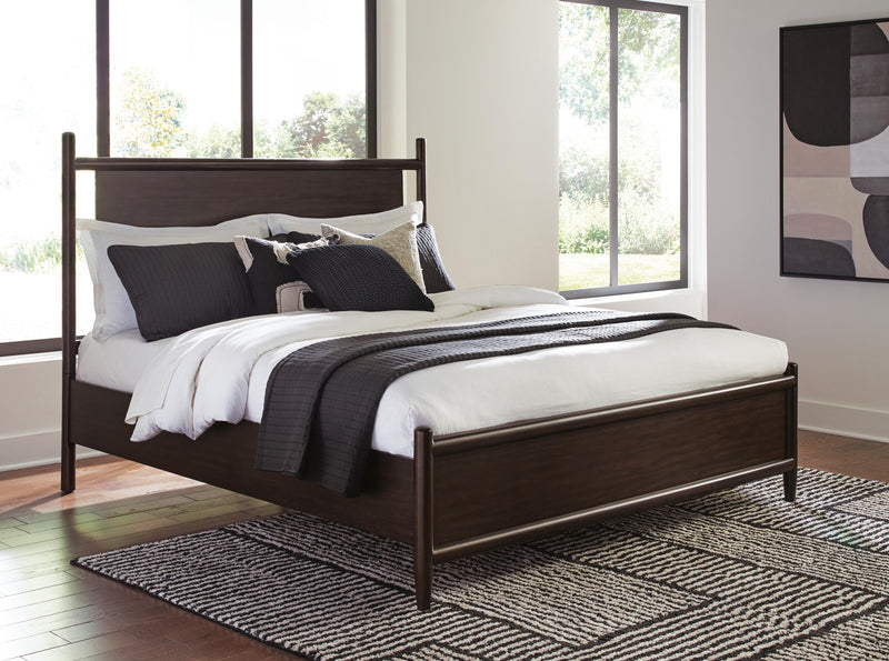Dantenton Queen Panel Bed, Dresser and Mirror - B611B3