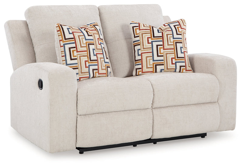 Danum Stone Reclining Loveseat - 3880586
