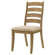 Danvers Wood Dining Side Chair Brown Oak (Set of 2) - 109152