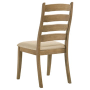 Danvers Wood Dining Side Chair Brown Oak (Set of 2) - 109152