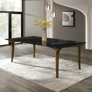 Danzel Dining Table w/Glasss Top - DN06150