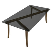 Danzel Dining Table w/Glasss Top - DN06150