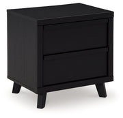 Danziar Black Panel Bedroom Set - Gate FurnitureBedroom Set